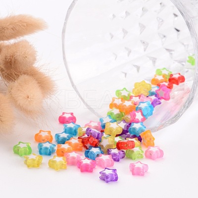 Transparent Acrylic Beads Y-TACR-S116-M-1