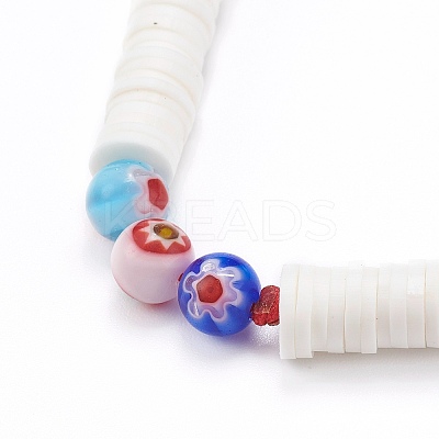 Handmade Lampwork Beaded Mobile Straps for Christmas HJEW-JM00446-03-1