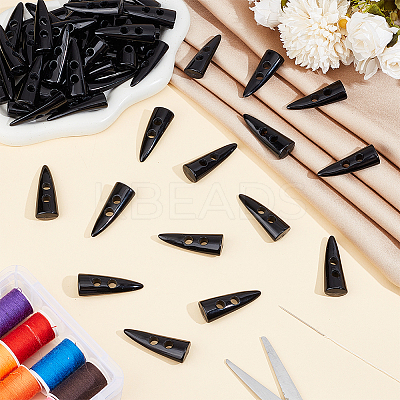 30pcs Resin Buttons BUTT-NB0001-71-1