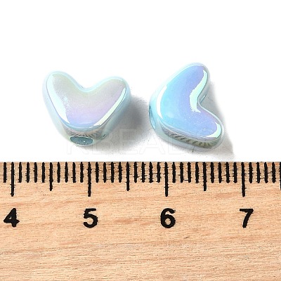 UV Plating Opaque Acrylic Beads MACR-F083-12E-1