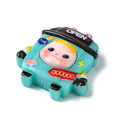 Cartoon Boy Opaque Resin Decoden Cabochons RESI-C045-03A-1