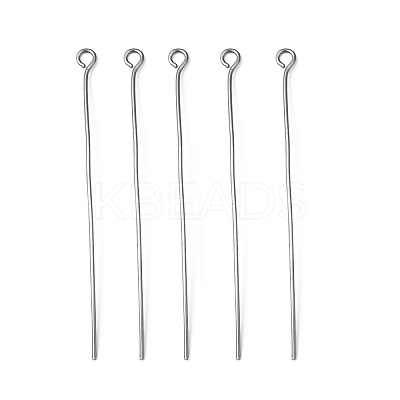 Non-Tarnish 304 Stainless Steel Eye Pin X-STAS-R045-50mm-1