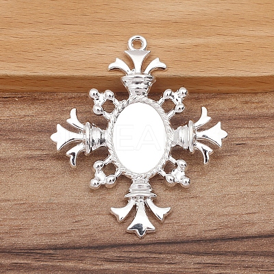 Alloy Cabochon Settings X-PW-WGAB9EB-12-1