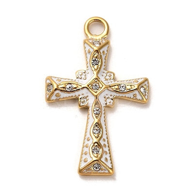 Real 18K Gold Plated 304 Stainless Steel Pendants STAS-M331-02A-G-1