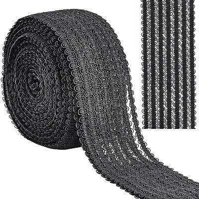 10M Knitted Fish Line Nylon Elastic Lace Trim OCOR-GF0003-71B-1