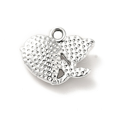 Rack Plating Alloy Charms PALLOY-O106-08P-01-1