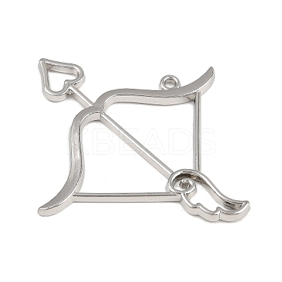 Zinc Alloy Open Back Bezel Pendants PALLOY-D580-05P-F-1