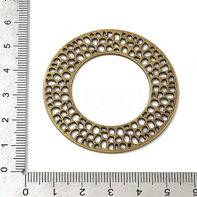 Tibetan Style Alloy Linking Rings TIBE-Q035-055AB-NR-1