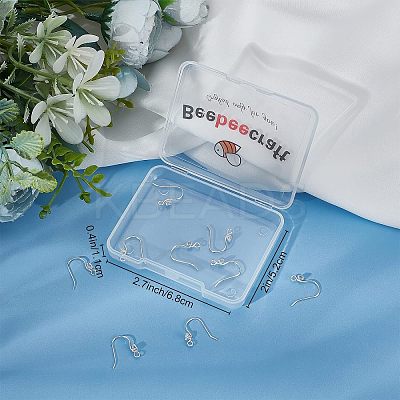 30Pcs Transparent Plastic Beads Containers CON-BBC0001-01-1