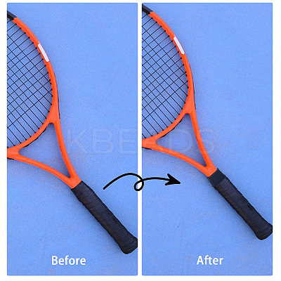 24Pcs 3 Colors Tennis Racket Handle Elastic Rubber Ring FIND-GF0004-51-1