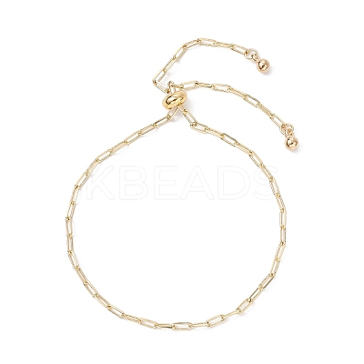 Adjustable Brass Slider Bracelets BJEW-JB12327-1