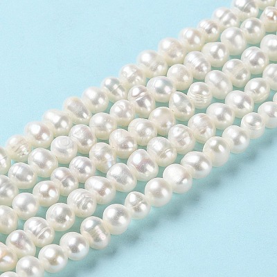 Natural Cultured Freshwater Pearl Beads Strands PEAR-E018-42-1
