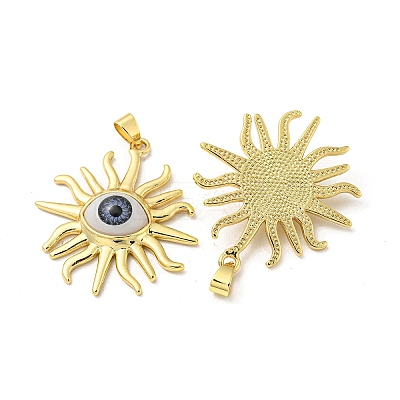Real 18K Gold Plated Brass Pendants KK-L209-001G-10-1