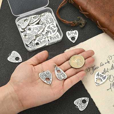 30Pcs 3 Styles Tibetan Style Alloy Pendants TIBEP-CJ0003-12-1