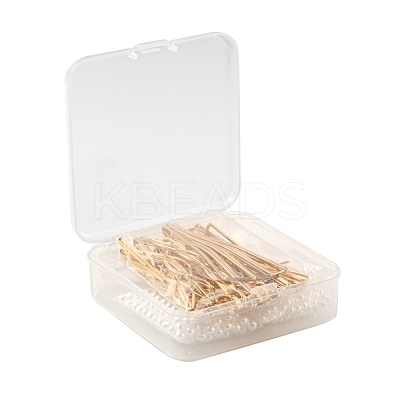 DIY Imitation Pearl Hair Bobby Pins Making Kits DIY-LS0003-57-1