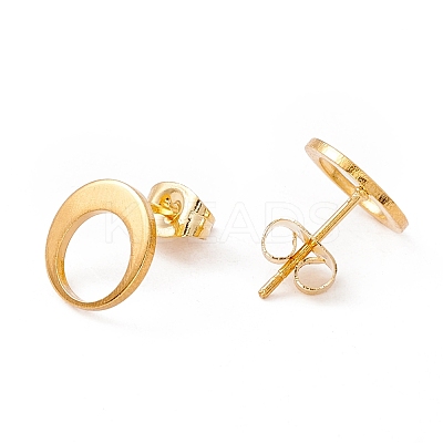 201 Stainless Steel Stud Earring Findings STAS-G266-01G-1