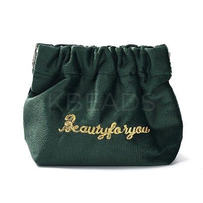 Velvet Spring Snap Closure Change Purse ABAG-P009-A01-1