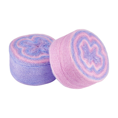 Segment Dyed Knitting Yarn DIY-TAC0033-03E-1