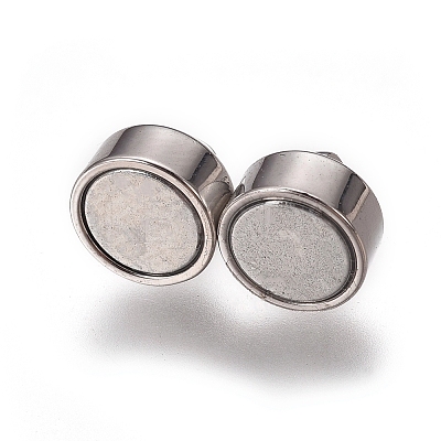 Brass Magnetic Clasps with Loops X-KK-I664-06P-1