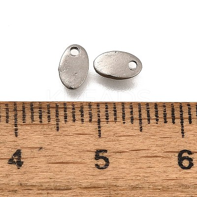 304 Stainless Steel Stamping Blank Tag Charms STAS-F311-03P-1