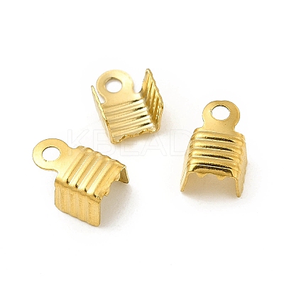 304 Stainless Steel Folding Crimp Ends STAS-P319-02G-1