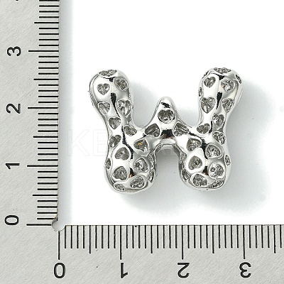 Rack Plating Brass Cubic Zirconia Pendants KK-S378-02P-W-1