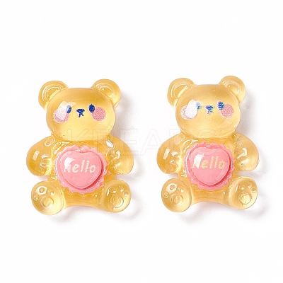 Transparent Resin Cabochons CRES-A050-01-1