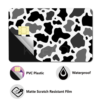 Rectangle PVC Plastic Waterproof Card Stickers DIY-WH0432-368-1