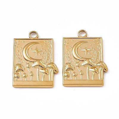 Ion Plating(IP) 304 Stainless Steel Bigs Pendants STAS-B031-16G-1