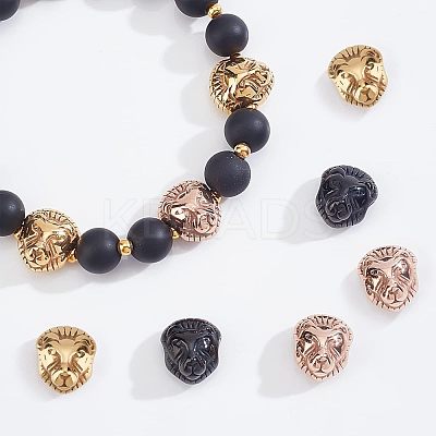 6Pcs 3 Colors Ion Plating(IP) 304 Stainless Steel Beads STAS-UN0029-81-1