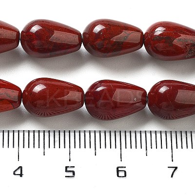 Natural Red Rainbow Jasper Beads Strands G-B106-A33-02-1