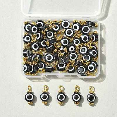 50Pcs Resin Pendants PALLOY-FS00040-01-1