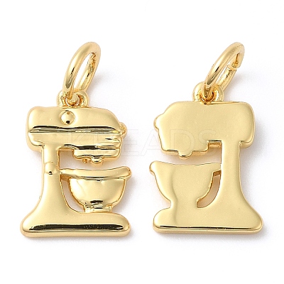 Eco-Friendly Rack Plating Brass Charms LS-KK-R143-09G-1