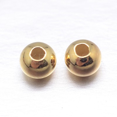 Round 925 Sterling Silver Spacer Beads STER-M103-04-3mm-G-1
