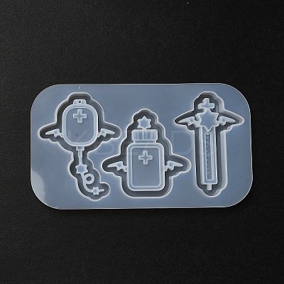 DIY Quicksand Jewelry Silicone Molds X-DIY-P074-05B-1