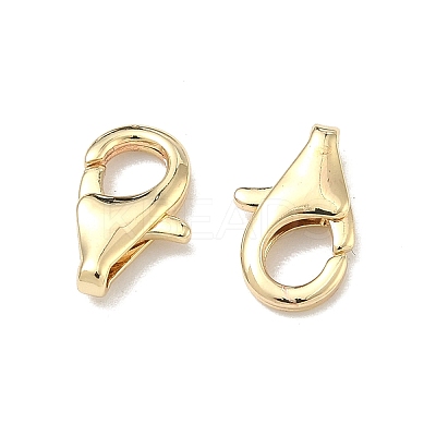 Brass Lobster Claw Clasps KK-G557-06A-G-1