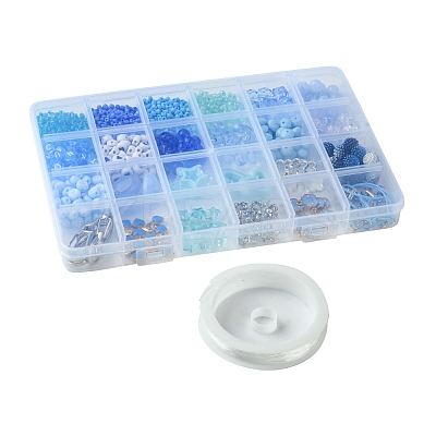 Ocean Color DIY Mobile Phone Strap Making Kit DIY-FS0006-56-1