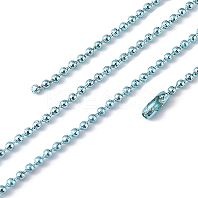 Iron Ball Bead Chains CH-E002-2.4mm-Y03A-1