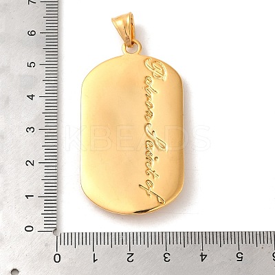 316L Surgical Stainless Steel Big Pendants STAS-B059-01G-08-1