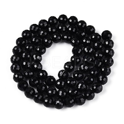 Opaque Solid Color Glass Bead Strands GLAA-R095-P10mm-02-1