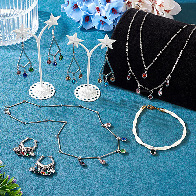 20Pcs Faceted Glass Charms RGLA-TADJ0001-01J-1