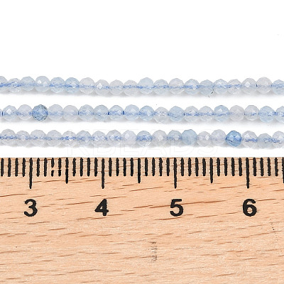 Natural Aquamarine Beads Strands G-B171-C01-2mm-1