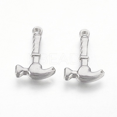 Tarnish Resistant 201 Stainless Steel Pendants STAS-O118-62P-1