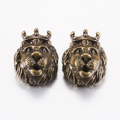 Tibetan Style Alloy Beads PALLOY-F200-08AB-1