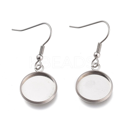 Tarnish Resistant 304 Stainless Steel Earring Hooks STAS-H114-04P-1
