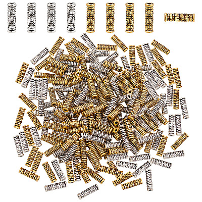 200Pcs 2 Colors Tibetan Style Alloy Beads FIND-AR0004-82-1