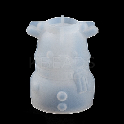 Christmas DIY Candle Holder Silicone Statue Molds DIY-F141-01B-1
