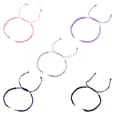 Braided Nylon Bracelet Making AJEW-PH0001-18-1