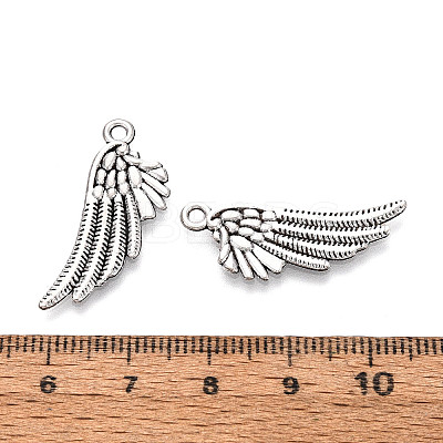 Tibetan Style Alloy Pendants TIBE-N014-13AS-1
