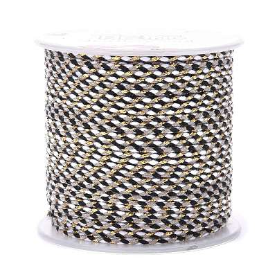 4-Ply Polycotton Cord with Metallic Thread OCOR-Z003-C08-1